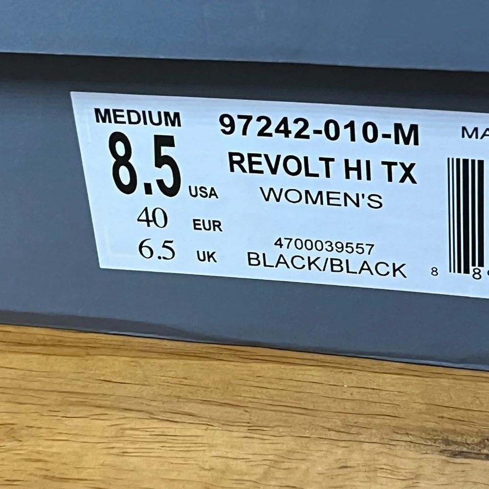 “Palladium” Revolt Hi-Tech Black Rugged High-Tops (8.5) NIB Trendy - Picture 7 of 8